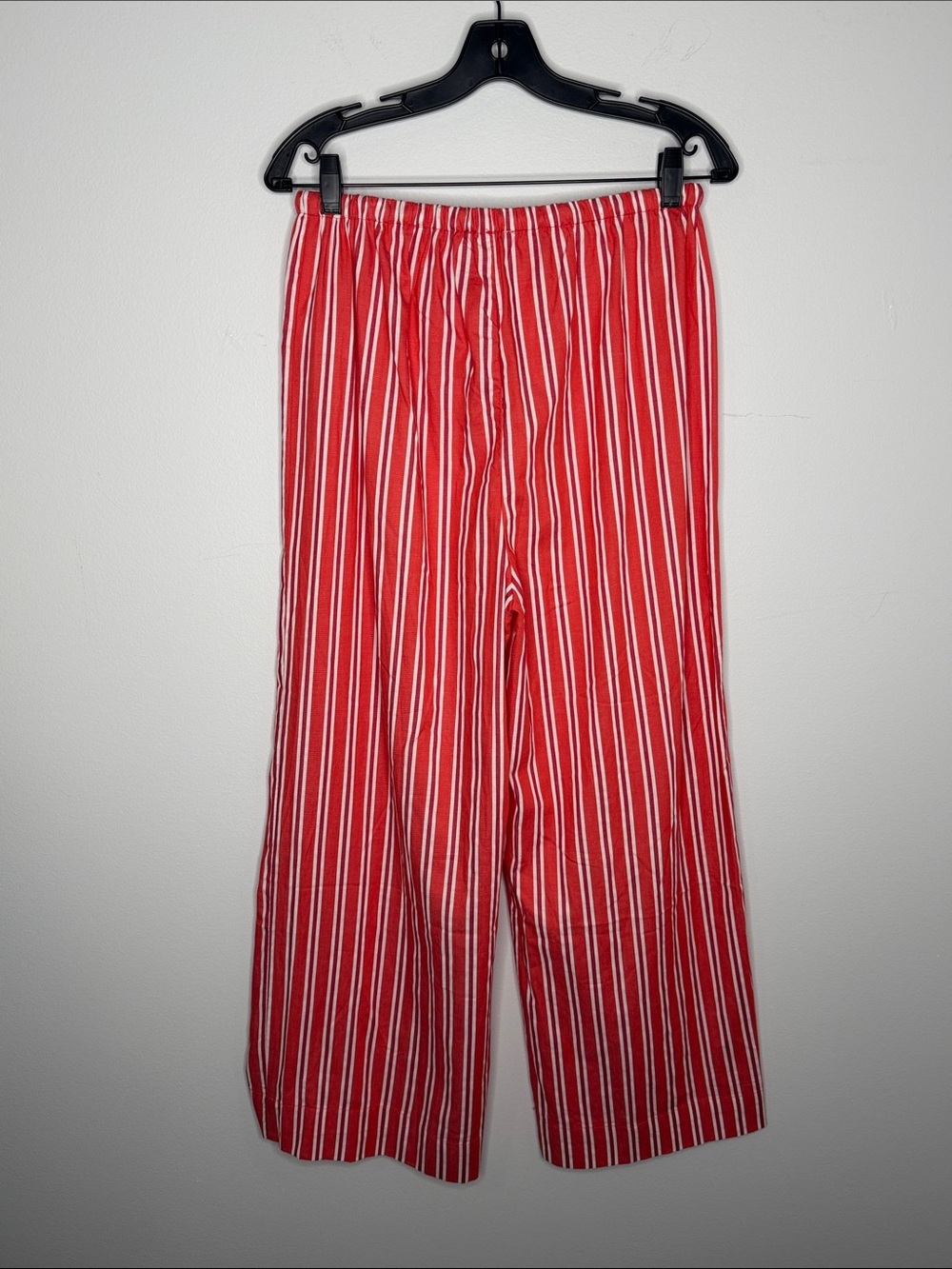 WeWoreWhat Tie Waist Wide Leg Pant Red Multi NWT Medium - Picture 8 of 8